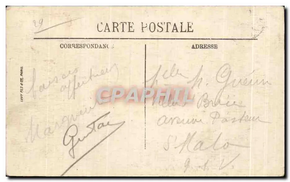 Morlaix — Vista Geral do Viaduto — LL - Verso