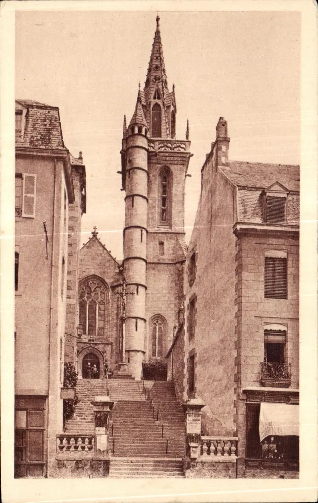 Morlaix - Der Calvary - Der Turm — Verlag Lévy et Neurdein, Paris - Vorderseite