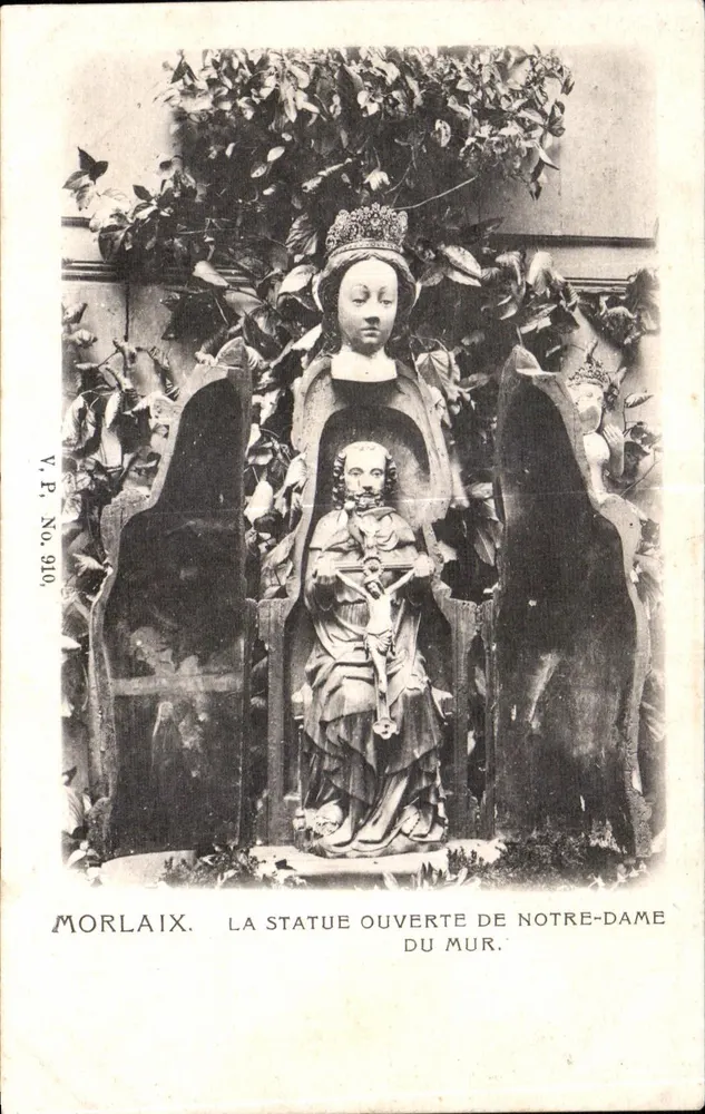 Morlaix. A estátua aberta de Nossa Senhora do Muro — V.P. No. 910 - Frente