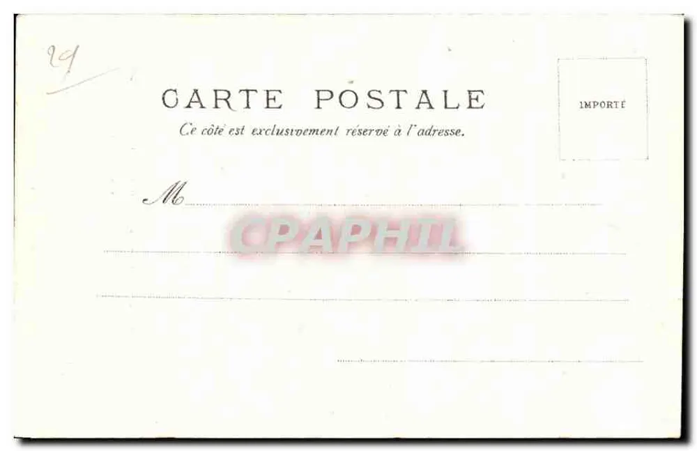 Morlaix. A estátua aberta de Nossa Senhora do Muro — V.P. No. 910 - Verso