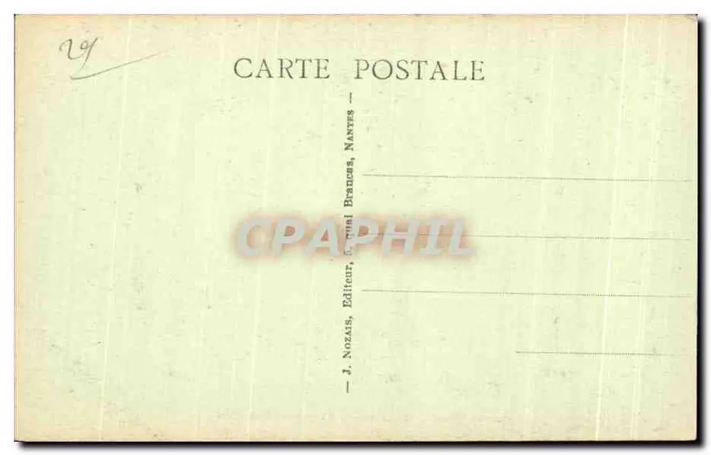 Morlaix (Finistère) — Vista geral do Porto — J. Nozais, Nantes - Verso