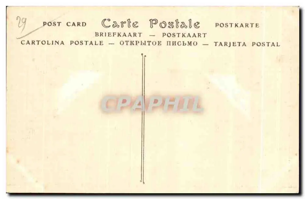 Morlaix. Ansicht des Turms der Kirche Saint-Mélaine — ND Phot. - Rückseite