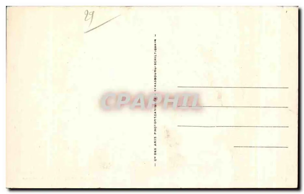 Morlaix — Letzte Mauern des Schlosses — LL.56 - Rückseite