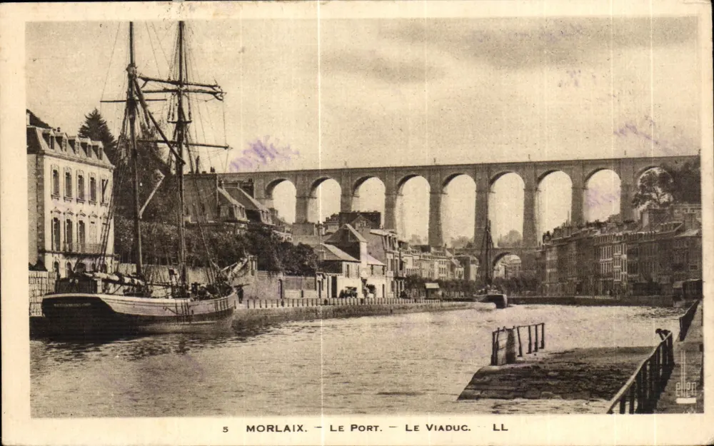 Morlaix — Der Hafen — Der Viadukt — LL - Vorderseite
