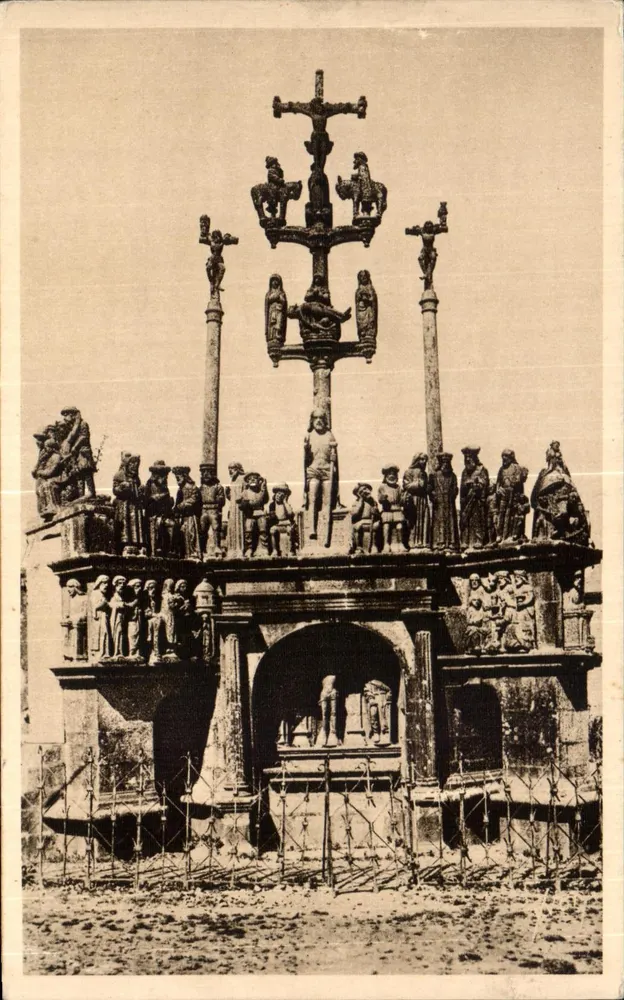Der Calvarienberg von Plougasnel (Finistère) — Ostseite — Les Editions d'Art YON, Paris - Vorderseite