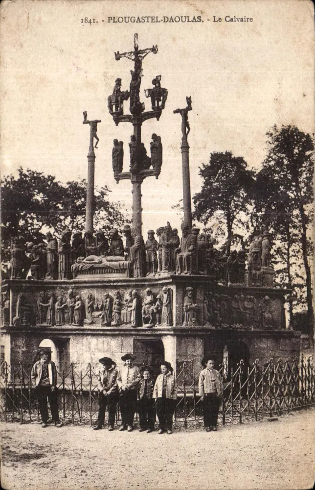 Plougastral-Daoulas — Das Calvarium — Verlag: Laurent, Ploërmel - Vorderseite