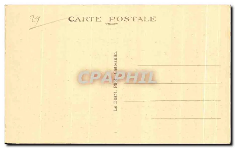Plougasnél-Daoulas — Calvaire (1602) — Lado Leste — Editor: Le Doaré, Fot. Châtesgulin, n°709 - Verso