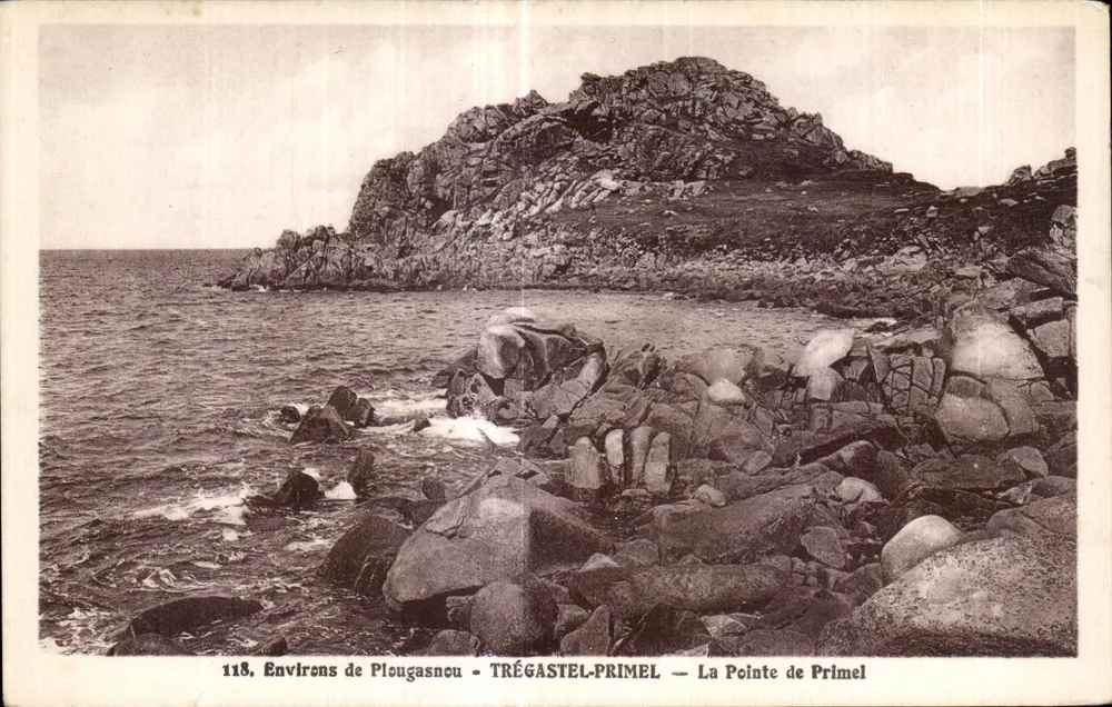 Umgebung von Plougasne - Trégastel-Primel — La Pointe de Primel — n°118 - Vorderseite