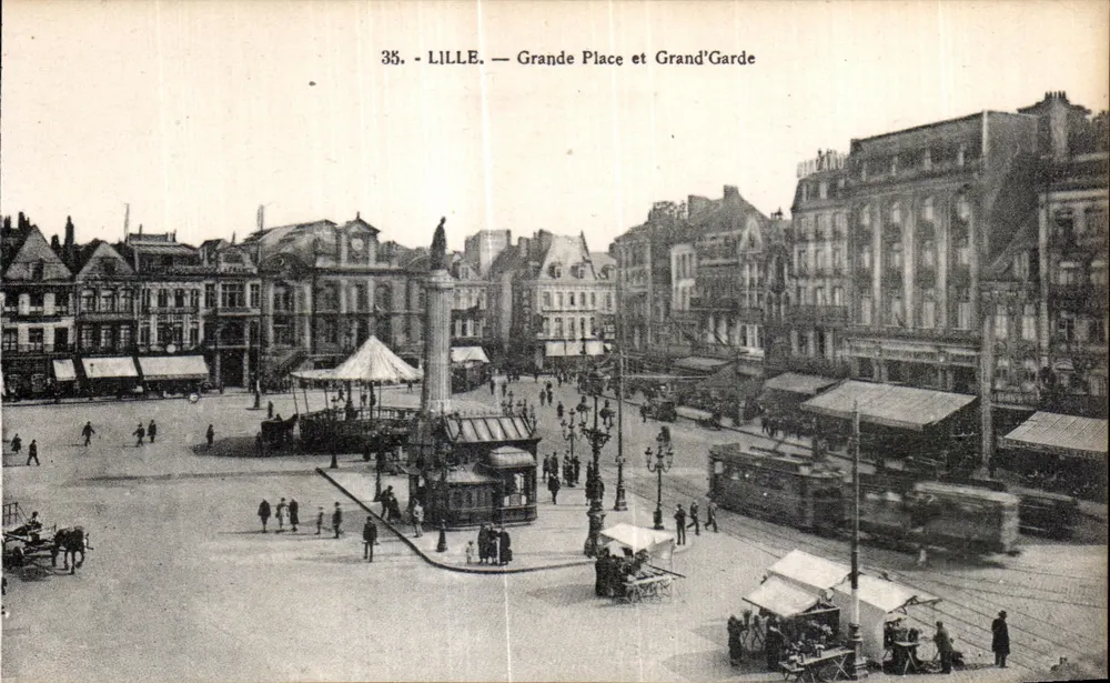 Lille — Grande Place und Grand'Garde — n° 35 - Vorderseite