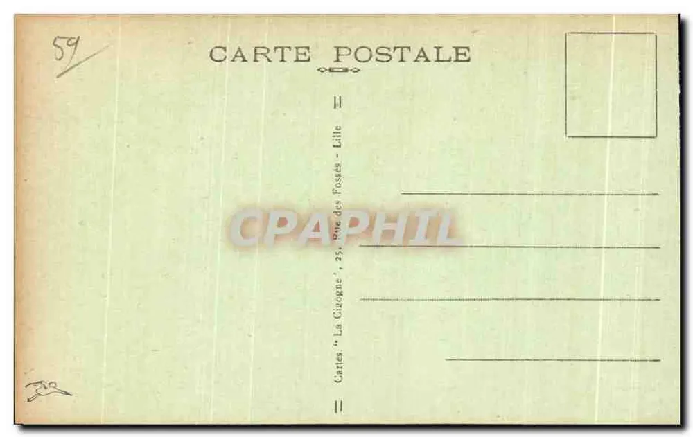 Lille — Grande Place und Grand'Garde — n° 35 - Rückseite