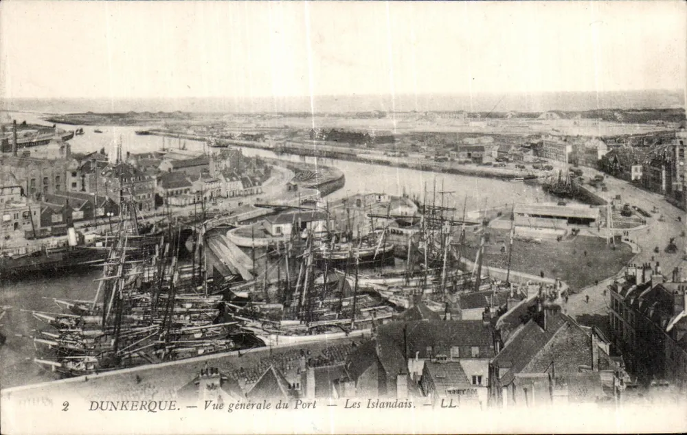 Dunkirchen — Allgemeiner Blick auf den Hafen — Die Inder — LL - Vorderseite