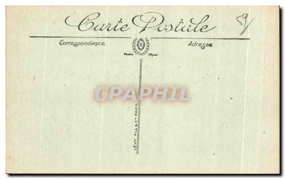 Dunkerque — A Rua da Igreja — LL. n°131 - Verso