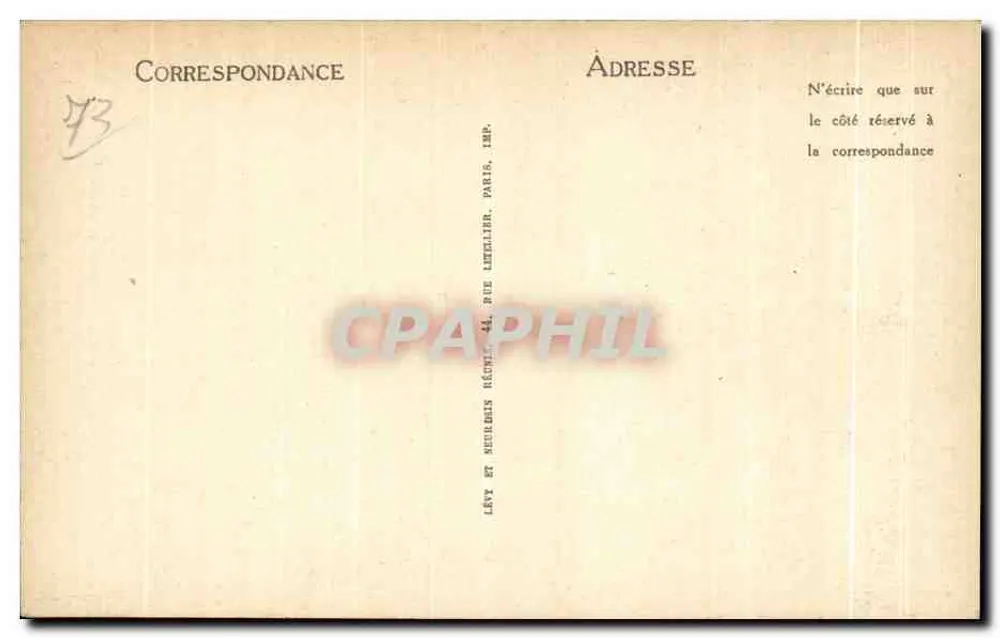 Aix-les-Bains — Carta topográfica — Imp. Lévy e Neurains, Paris - Verso
