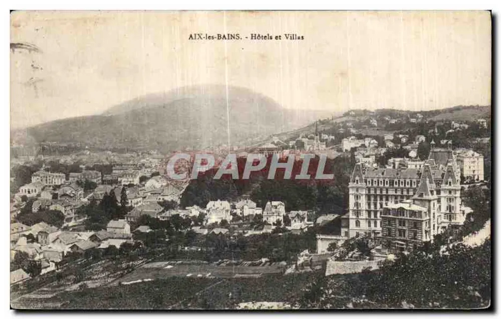 AIX-les-BAINS - Hotéis e Villas — Editor desconhecido, número de série não visível - Frente