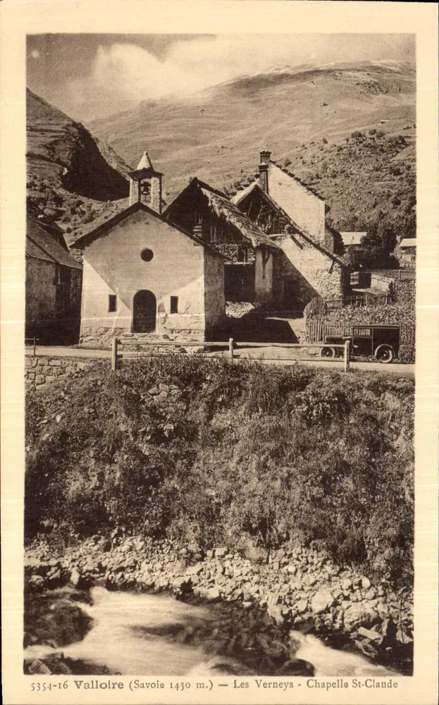 Valloire (Savoie 1430 m.) — Les Verneys — Kapelle St. Claude — n° 5354-16 - Vorderseite