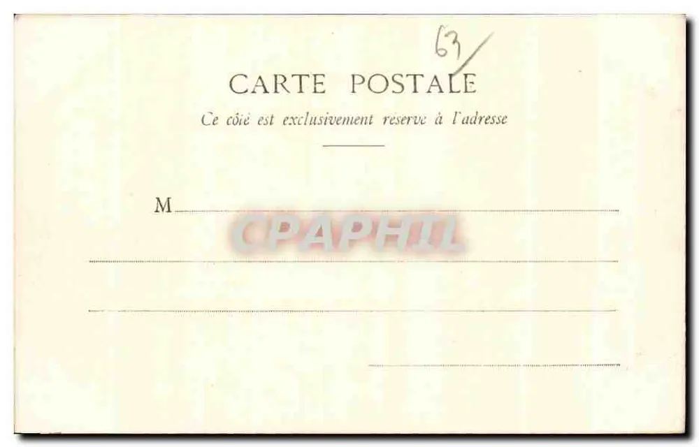 Ein Rindviehherd in den Bergen — (P.-de-D.) — P. de D. (Pierre de Dôme) - Rückseite