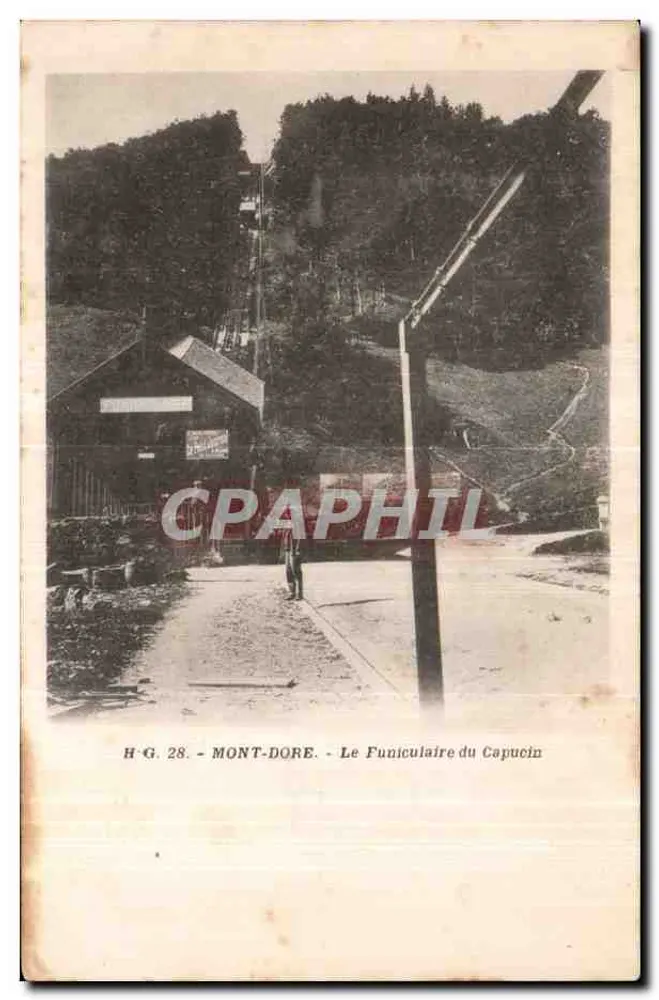 Mont-Dore - O Funicular do Capucino — H-G. 28 - Frente