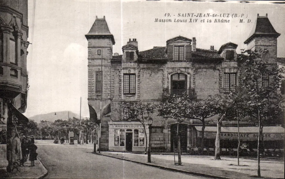 Saint-Jean-de-Luz (B.P.) — Haus Louis XIV und der Rhône — M.D. — Foto von M. Delbouy, Bordeaux - Vorderseite