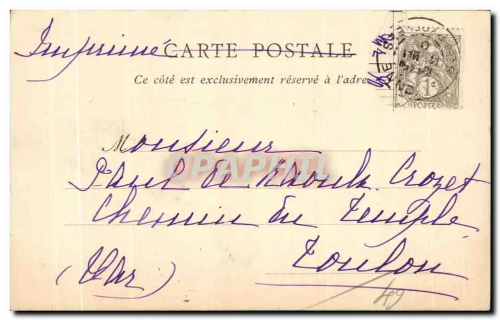 Biarritz — A Côte des Basques — ND Phot - Verso