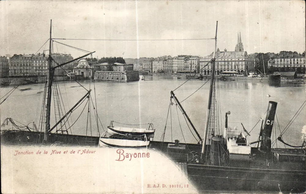 Verbindung der Nive und Adour — Bayonne — R.&J.D. 10571,72 - Vorderseite