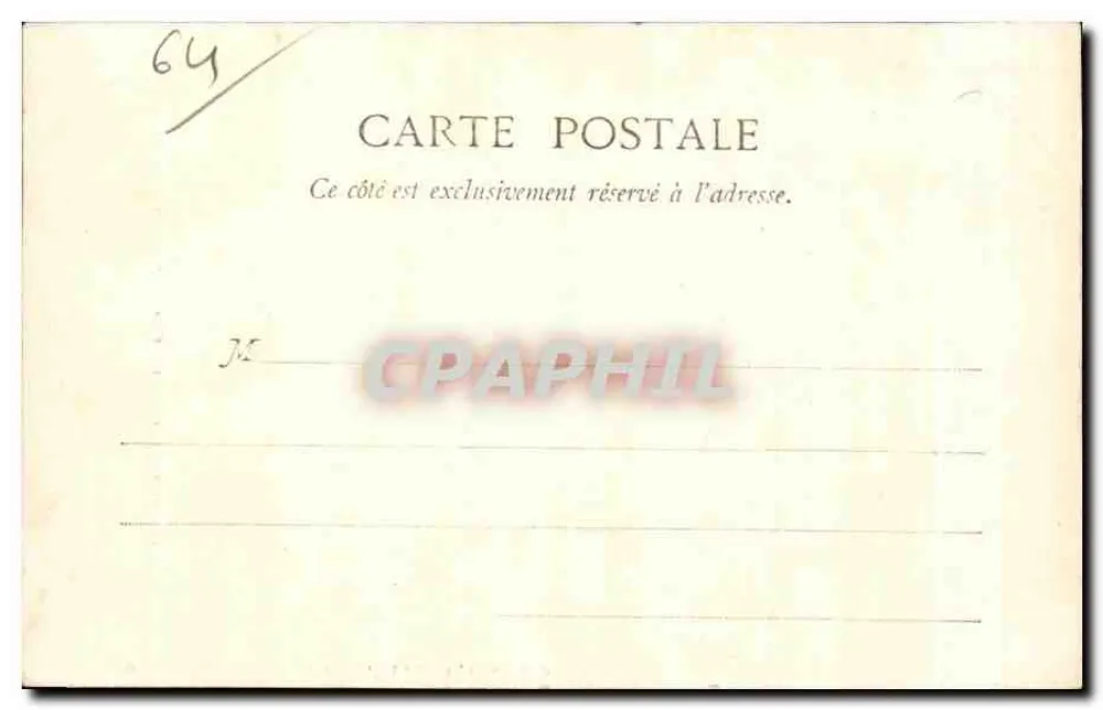 Oloron - Igreja de Santa Maria — G. Pondarré e filhos, editor, Oloron (B.-P.) - Verso