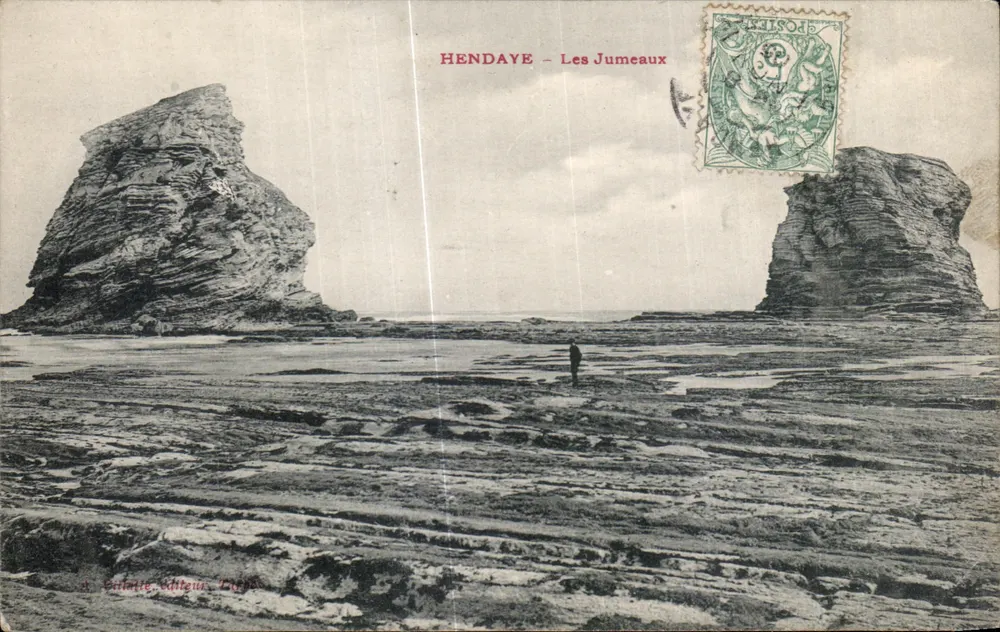 Hendaye — Os Gêmeos — Editor: Ontaïté, Editores, Cazères - Frente