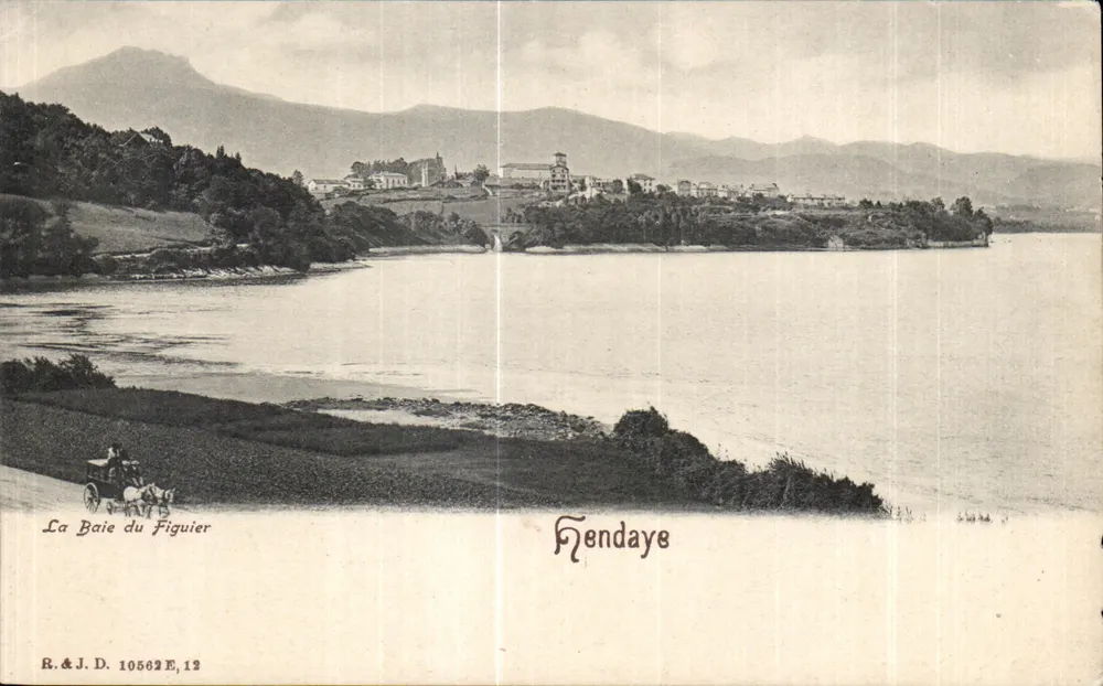 Baía do Figuier — Hendaye — R.&J.D. 10562E, 12 - Frente