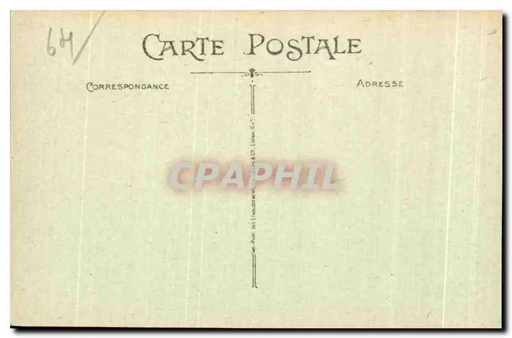 Pau — Die Bernadotte-Kaserne — C.C. 16 - Rückseite