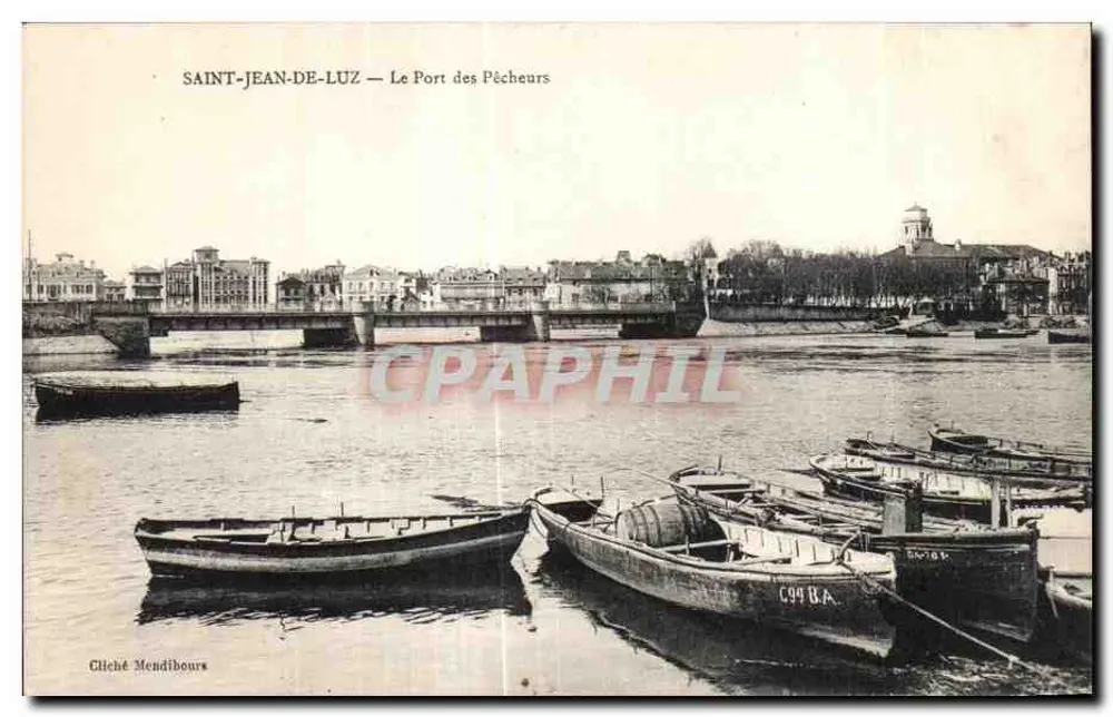 Saint-Jean-de-Luz — Le Port des Pêcheurs — Cliché Mendibours - Vorderseite
