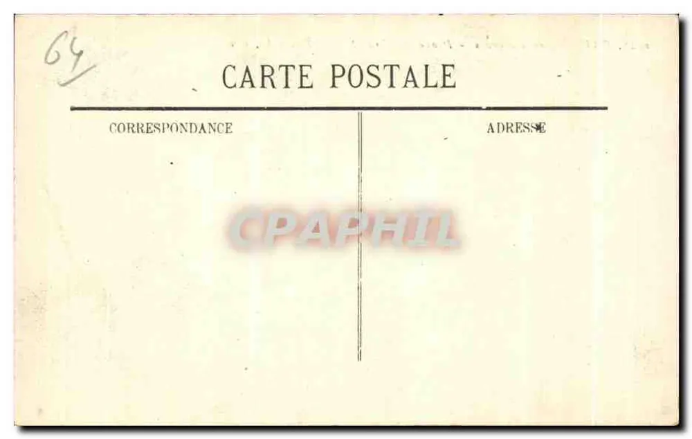 Pau (Basses Pyrénées) — Praça Duplaa, Estátua de Bourbaki — editor L - Verso
