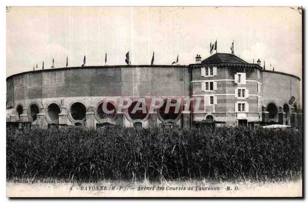 Bayonne (B-P) — Stierkampfplatz — Phototypie Marcel Delbouy, Bordeaux - Vorderseite