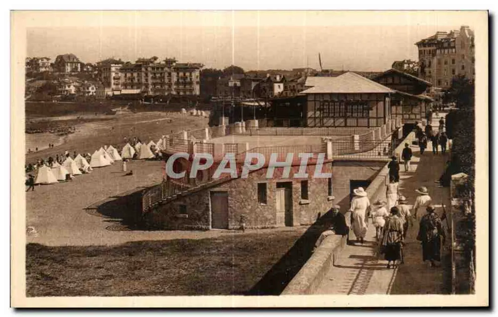Saint-Jean-de-Luz (Côte Basque) — La Pergola und die Strände — Bloc frères, Verleger Bordeaux - Vorderseite