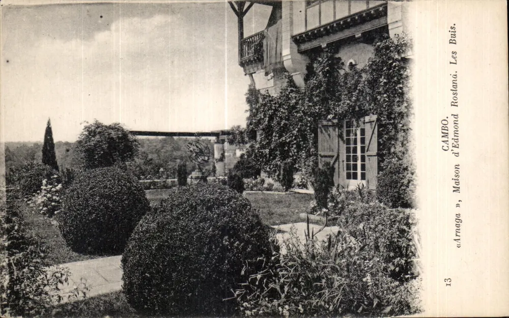 Les Buis — Haus « Arnaga » — CAMBO von Edmond Roslaná, n°13 - Vorderseite