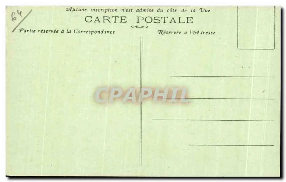 Biarritz (B.-P.) — Die Strände - Roche Ronde und Küste zum Leuchtturm — Phototypie Marcel Delboy, Bordeaux, n°49 - Rückseite