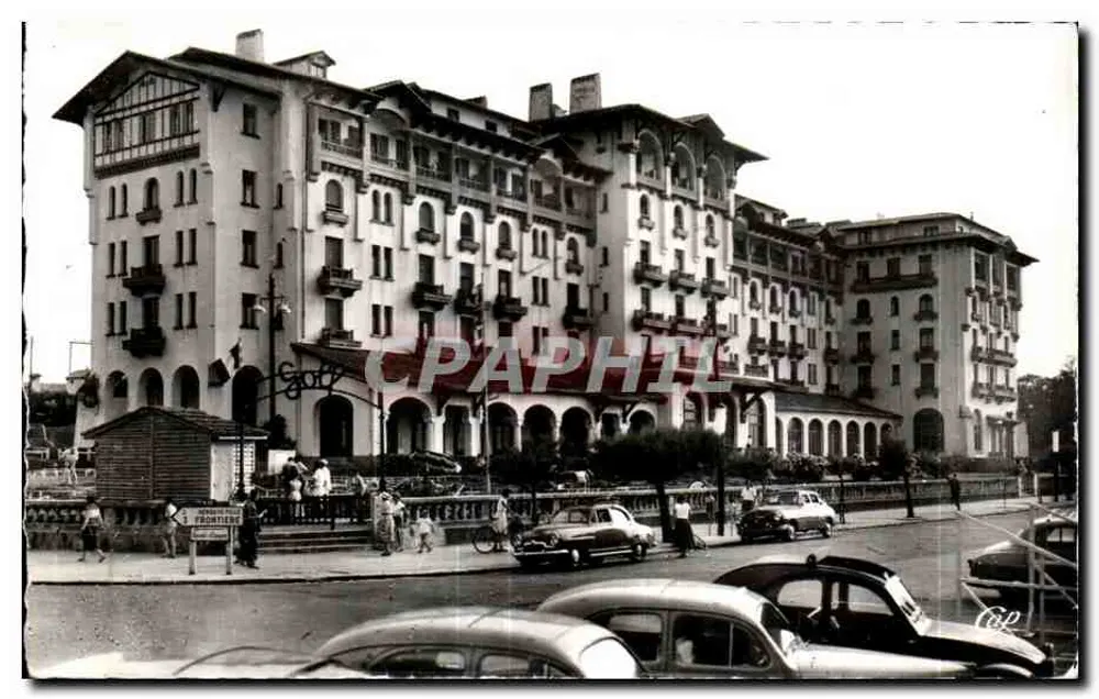 Hotel Eskualduna — Grenze Frankreich/Spanien — Réal-Photo - Vorderseite