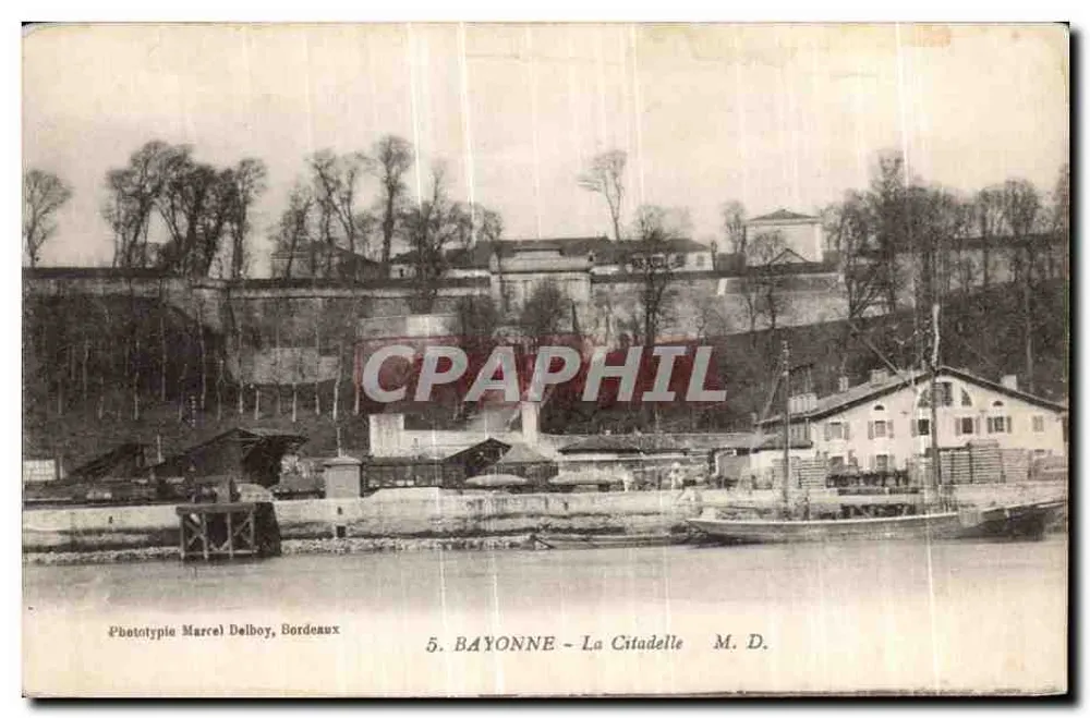 Bayonne - A Cidadela — Fototipia Marcel Delboy, Bordeaux, n°5 - Frente