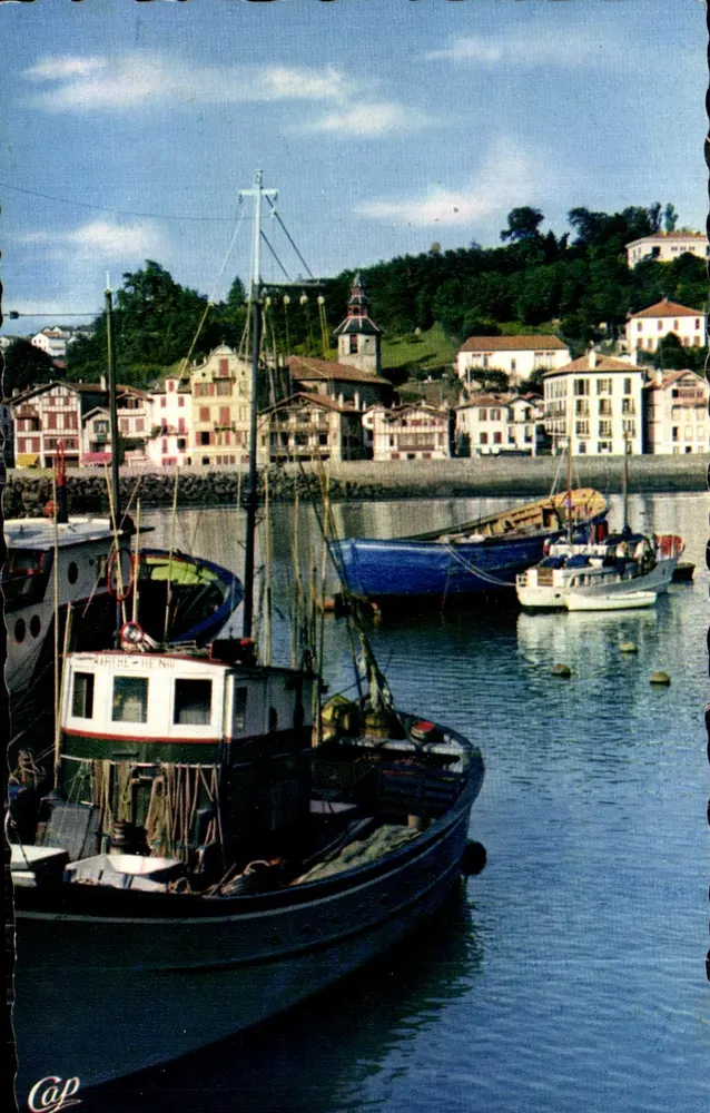 Ciboure - Hafen und Kai Ravel — Ciboure, Frankreich — Verlag Mexichrome - Vorderseite