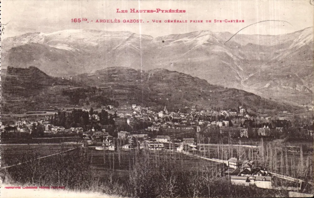 Argelès-Gazost — Allgemeiner Blick von Ste-Castère — Verleger: G. Léonard, Paris - Vorderseite
