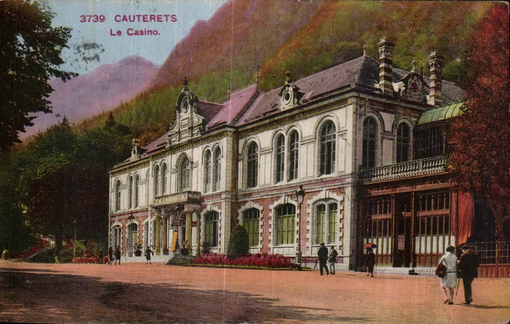 Cauterets — O Casino — Fotocor A. M.A. St-Roch, Nice (nº 3739) - Frente