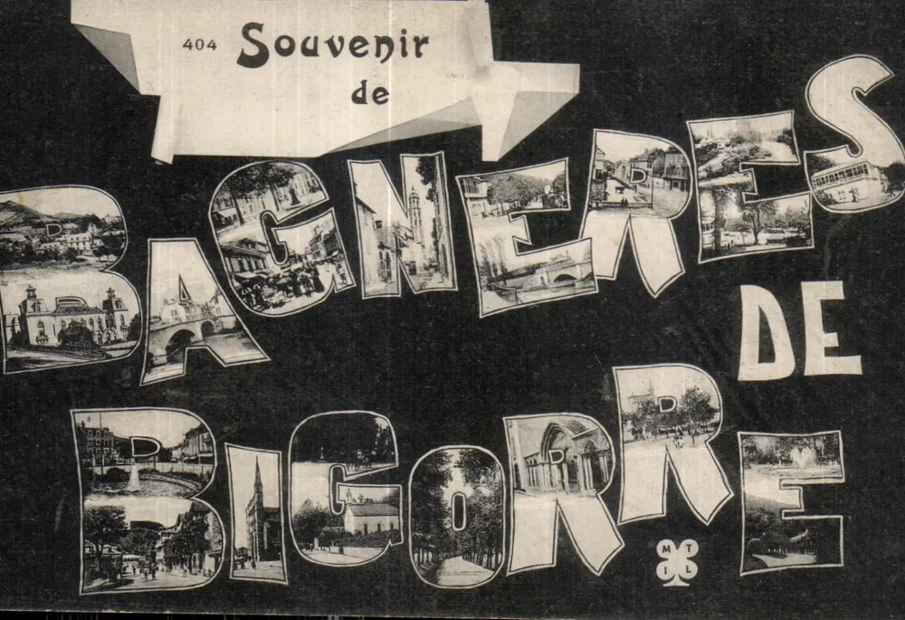 Bagnères-de-Bigorre — Lembrança de Bagnères-de-Bigorre — MT L n°404 - Frente