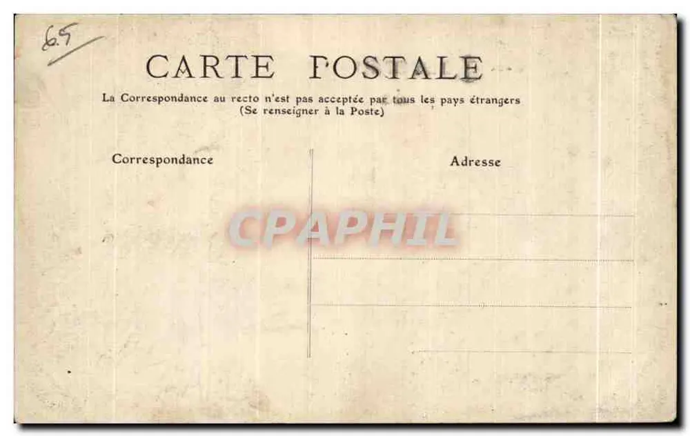 Bagnères-de-Bigorre — Lembrança de Bagnères-de-Bigorre — MT L n°404 - Verso