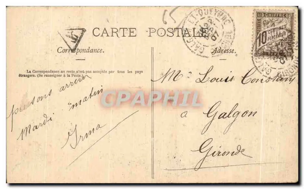 De Néothermes — Cauterets — Uitgever Les Pyrénées Illustrées, n°109 - Achterkant