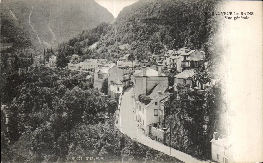 St-Sauveur-les-Bains — Vista geral — S. Sauveur, N° 607 - Frente