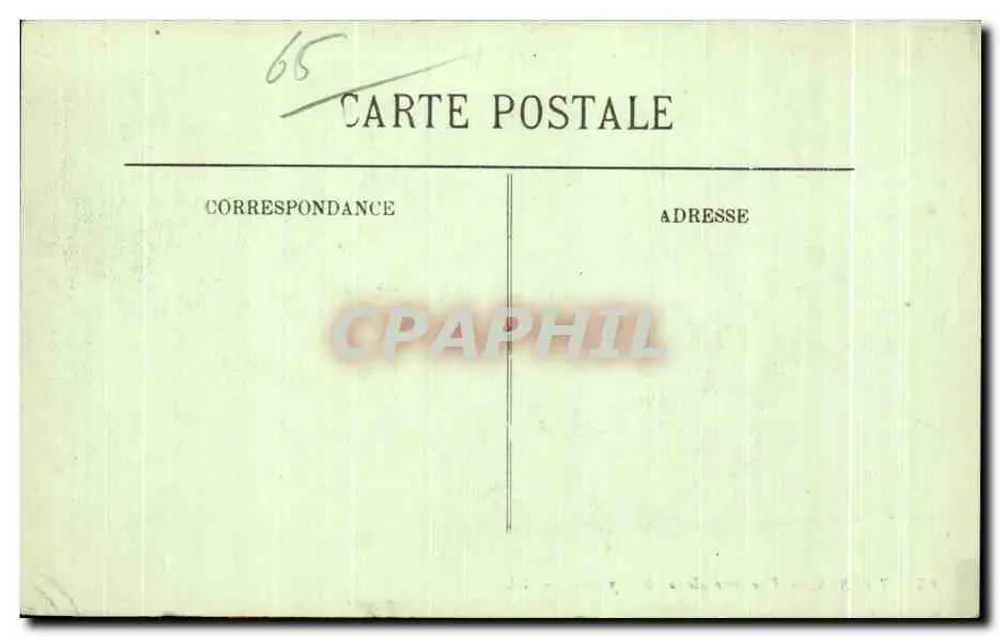 Tarbes — Vista geral sobre as Pirineus — LL. n° 65 - Verso