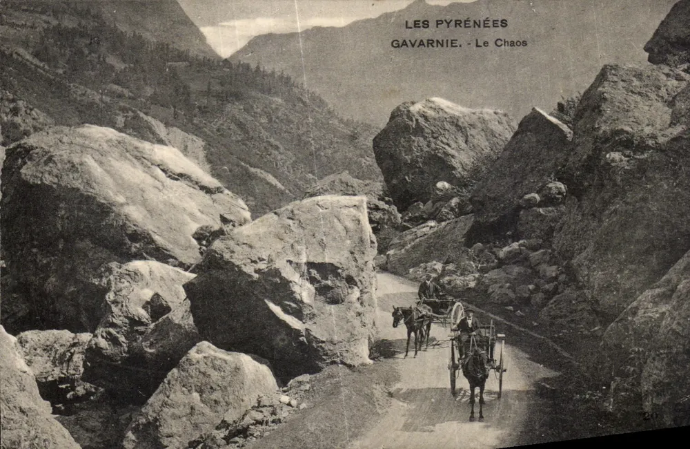 Die Pyrenäen - Gavarnie - Das Chaos — unbekannter Verlag, Seriennummer 65 - Vorderseite