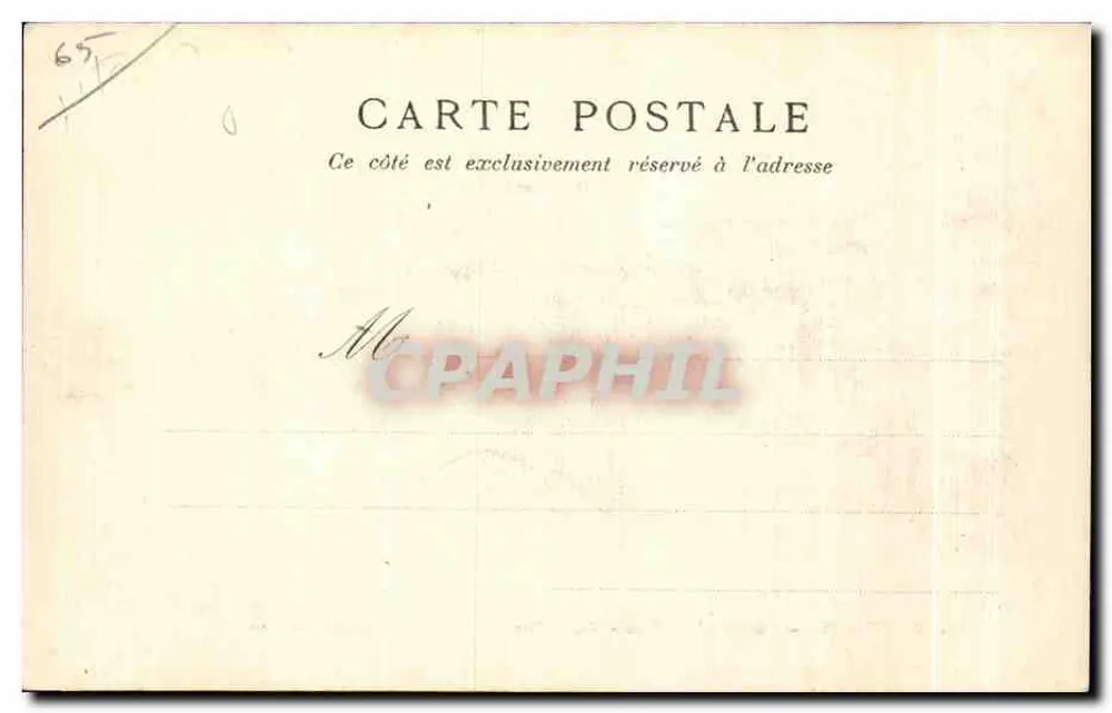 Cauterets — Bahnhof der Raillière — Frontalansicht — D.T. Edur Lourdes n°526 - Rückseite