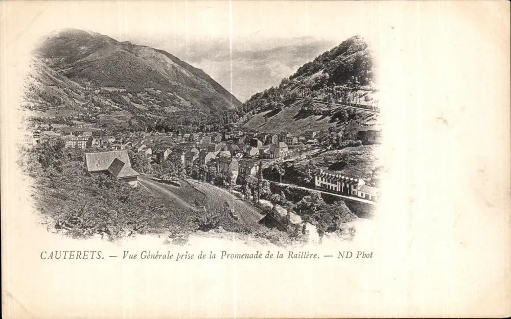 Cauterets — Allgemeiner Blick vom Promenade de la Raillière — ND Pbot - Vorderseite