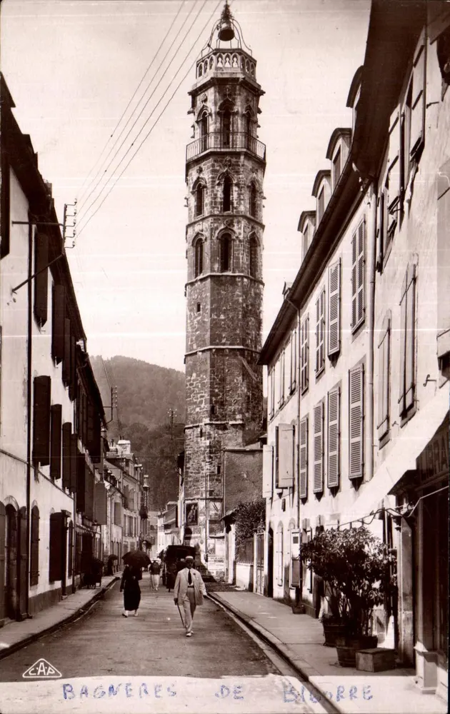 Bagnères-de-Bigorre — A Torre dos Jacobinos — editor C.A.P. - Frente