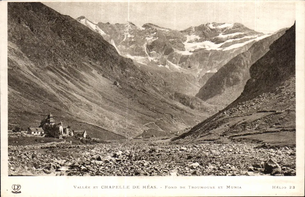 Tal und Kapelle von Héas — Fond de Troumousk und Munia — Hélio 23 - Vorderseite