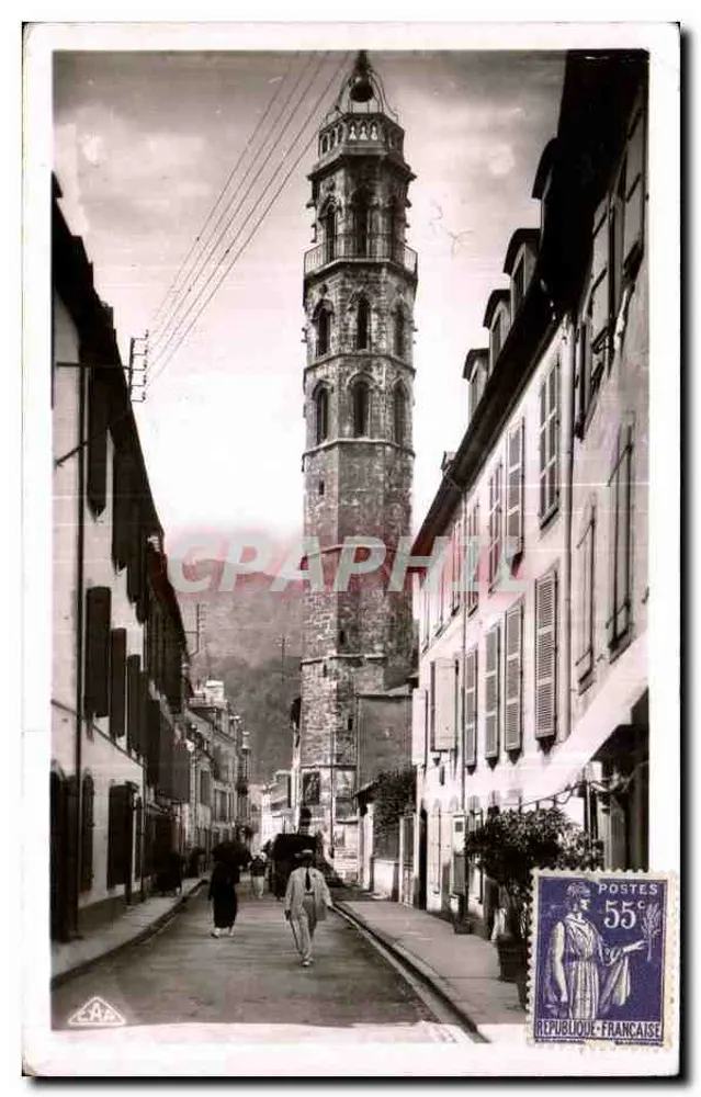 Bagnères-de-Bigorre — La Tour des Jacobins — Real Photo A. P. Strasbourg n°30 - Vorderseite
